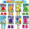 Building Block Party Favors Set,126Pcs Building Block Themed Party Supplies