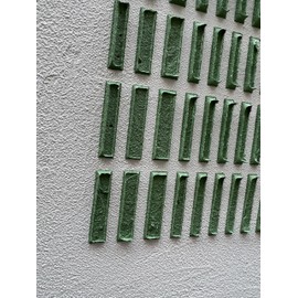 NANKAI Art Hand-Painted Green and White Thick Texture Abstract Art Contemporary Minimalist Canvas Oil Painting Living Room, Corridor, Office Wall Decoration Art, 24x24 inches