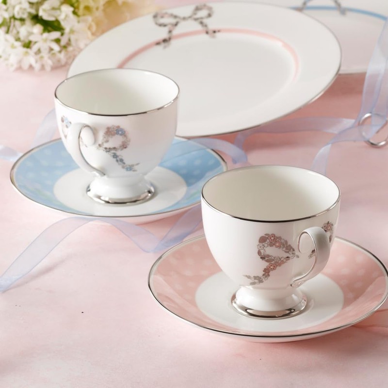 Narumi 95586-20861PAZ Cup and Saucer Set, 7.4 fl oz (210