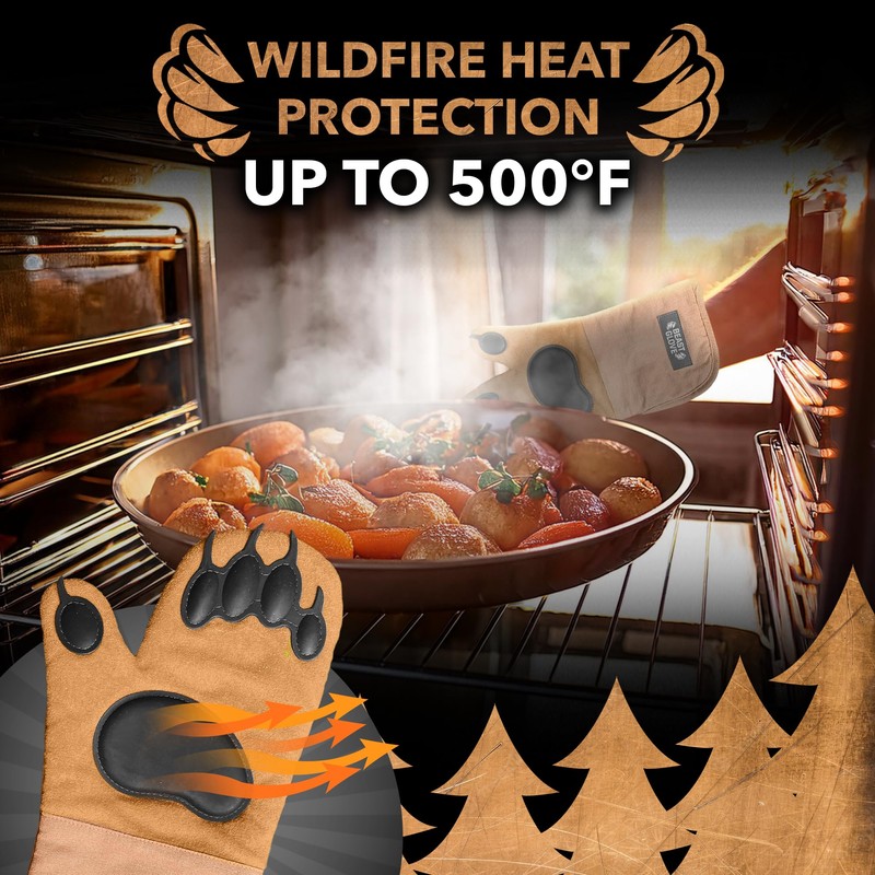 Bear Paw | Beast Glove Oven Mitts | Bear Hands