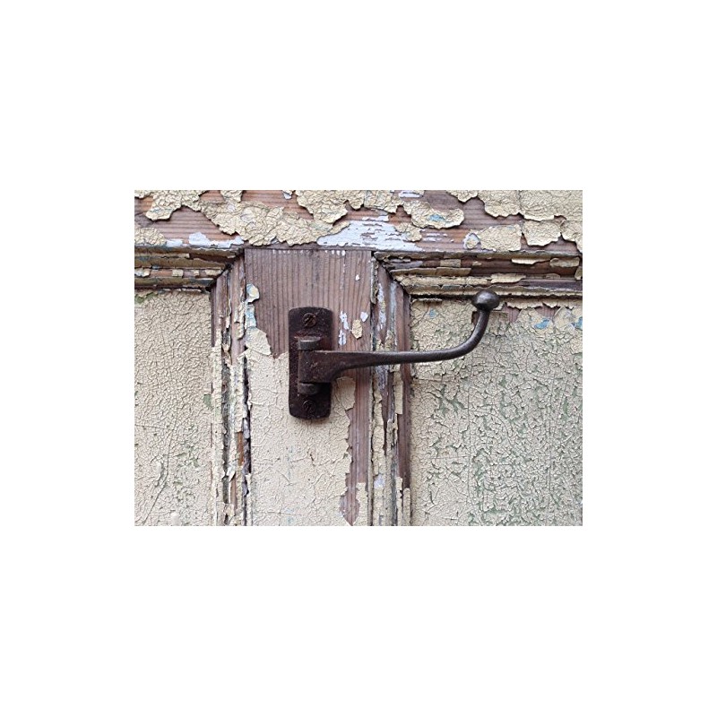 Antiques Warehouse ANTIQUE STYLE SWIVEL CAST IRON WARDROBE HOOK HAT