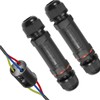 Cable Connector Waterproof IP68 3-Pole for 1-13 mm Cable Diameter,
