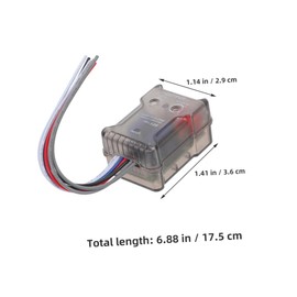 FELTECHELECTR 2pcs Car Audio Converter Connector for Subwoofer Amplifier High to Low Converter Stereo Adapter Radio Wire Adapter Inverter for Car Amplifier