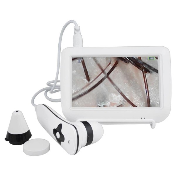Unbranded Portable Rechargeable Skin Hair Analysis System 5 In. LCD