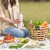 Azushwer 10 Pcs Labels for Baskets, Black Premium Bin Basket