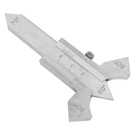 Welding Seam Gauge, Measuring Range 0-20 mm, 60°, 70°, 80°, 90° Various Groove Angle Welding Measuring Tool Ruler for Inspection of Flat Welds and Corners