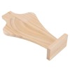 2pcs Wooden Necklace Display Stand Vase Shaped Light Weight Solid