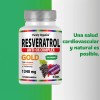 Resveratrol Anti-ox Complex Gold Antioxidante 30 Cápsulas sin sabor. Purely