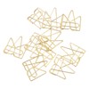 100PCS Metal Crown Paper Clips Multifunctional Rustproof Electroplating Process Prevent