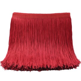 Dortrue 10 Yards of 6" Fringe Trim Tassel Sewing Trim for Clothes Accessories Latin Wedding Dress DIY Lamp Shade Decoration