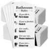 100 Pcs Disposable Hand Towels, Bathroom Rules Decorative Napkin Bathroom
