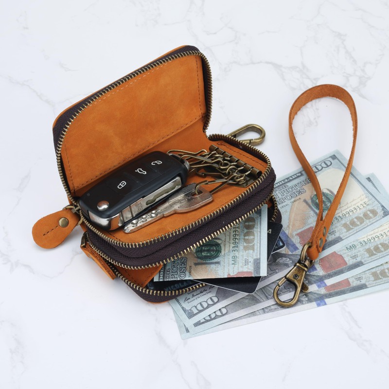 Kakukosya Men's Key Case, Smart Key Case, Compatible with Smart