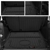 Jdeymat All Weather TPE Trunk Liner Compatible for 2007-2018 Jeep