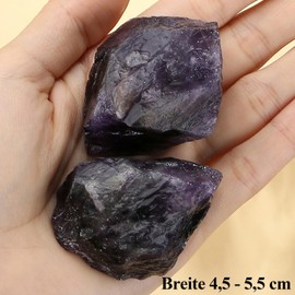 AWARDSEN Amethyst Crystals Healing Stones, 5 cm Water Stones, Rough Stones, Natural Stones for Meditation, Witchcraft Ceremony, Natural Detection and Esoteric Gifts, 1 Piece