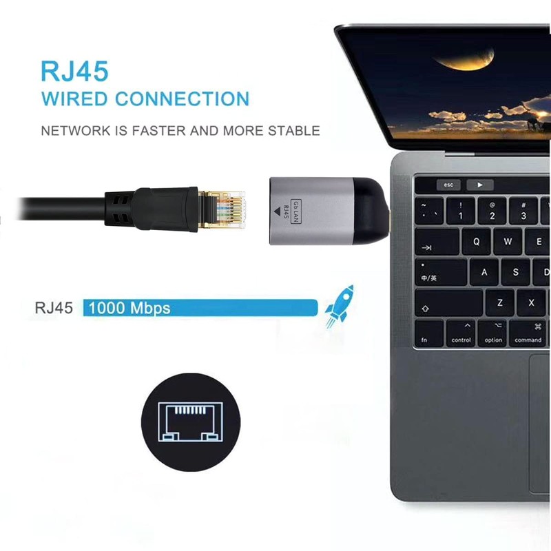 Xiwai Type-C USB3.1 to 1000Mbps USB-C Gigabit Ethernet Network LAN