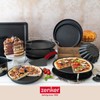 Zenker 7512 Pizza Set 3-Piece Pizza Trays, Pizza Cutter, Pizza