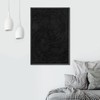 SIGNWIN Framed Canvas Print Wall Art Geometric Dark Black 3D
