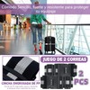 QICHEN Set de 2 Correas de Equipaje para Maletas Ajustable，4.2