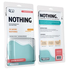 Raccoon Shenanigans Nothing Gift - Funny Gag Gift for Dad, Mom, Women & Men Who Want Nothing Or Have Everything - Hilarious Novelty White Elephant Prank - Useless Box for Christmas Stocking Stuffer