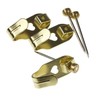 Fukui Metal Crafts F-0005 Iron X Hook, Small, Gold