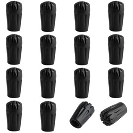 Pack of 16 trekking pole bumpers, trekking pole tips, trekking pole shock absorbers, trekking poles, asphalt mountains, trekking plug accessories