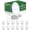 zouzai 12 Pack 6 Inch 6000K Ultra-Thin LED Recessed Light