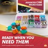 SOL 120pk Assorted Car Micro Fuses, Zinc Alloy Blades with