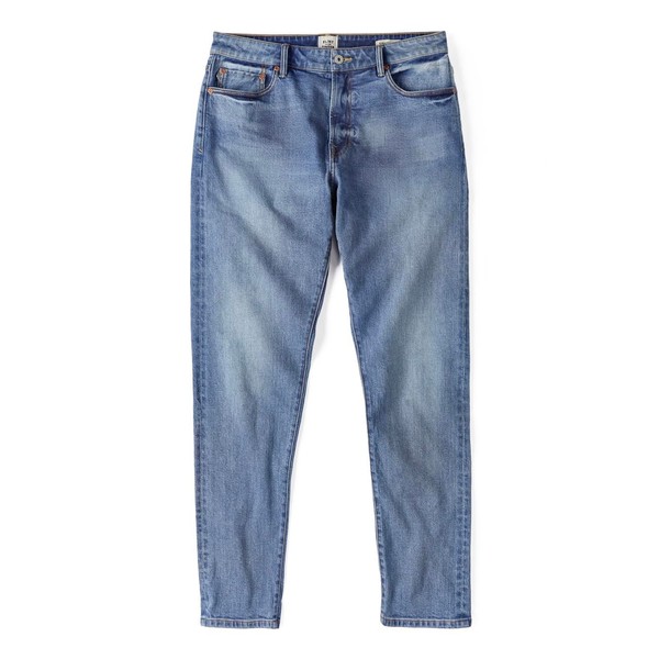 Huckberry Mens Jeans, Stretch Selvedge Denim - Hb Athletic Tapered,