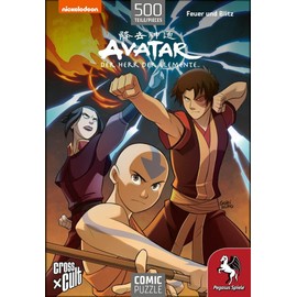 Pegasus Spiele 76002G Jigsaw Puzzle: Avatar - The Lord of the Elements (Fire and Lightning) 500 Pieces
