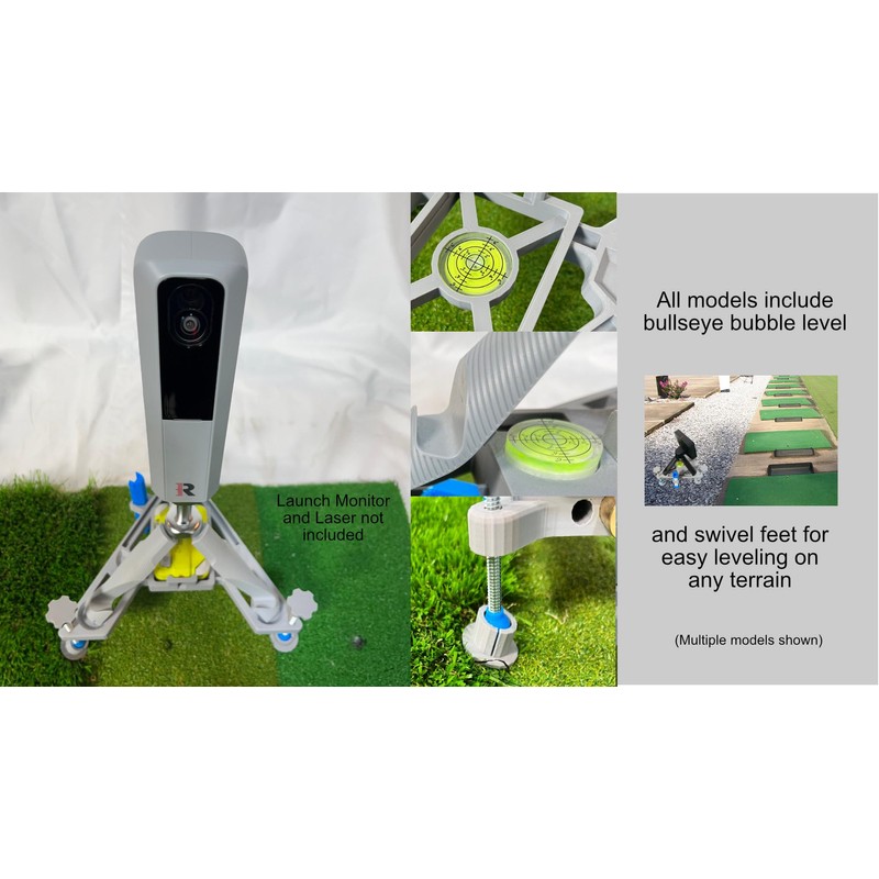 Leveling and Alignment Stand for Rapsodo MLM2Pro and Garmin R10