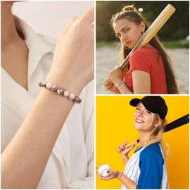 Tarsus Softball Gifts, Softball Stuff Accessories Teen Teenage Girl Gift Bracelet Birthday Christmas Softball Gifts for Girls Players