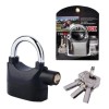 Candado Alarma Sonora Lock Caso70 70mm 110db Llave Puntos Color