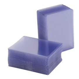 100pcs Regular Top Loaders Transparent Card Sleeves Collectible Card Top Loaders Protective Photocards
