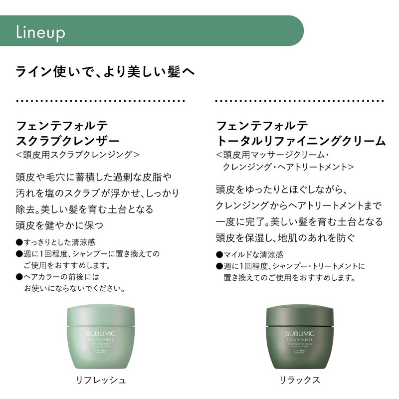 Shiseido Professional Sublimic Fente Forte Total Refining Cream 200g