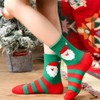 SOIMISS 5 Pairs Children's Christmas Socks Cotton Crew Socks Mid