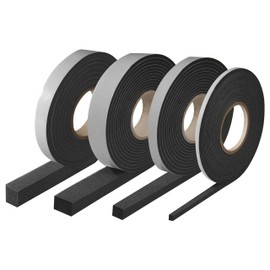 Parotec Kompriband Joint Sealing Tape, Window Sealing Tape, Source Tape, Drywall Sealing Tape (Tape Width – 15 mm, Expands from 3 mm to 15 mm, 3 mm->15 mm, Length – 10 running metres), Anthracite