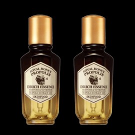 Skinfood 스킨푸드 로열허니 프로폴리스 인리치 에센스 50ml x2개 Skinfood Royal Honey Propolis Enriched Essence 50ml x2 pcs [Propolis Enriched Essence 50ml, 2 pieces]