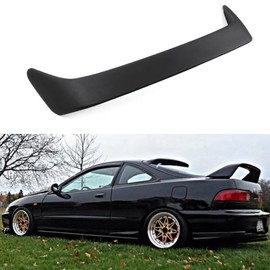 ECCPP Type-R Style Rear Trunk Spoiler Wing ABS fit for 1994-2001 for Acura Integra Hatchback Spoiler Wing Matte Black Rear Trunk Lip Spoiler