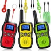 Wishouse Kids Walkie Talkies Rechargeable 3 Pack, Girls Boys Toys