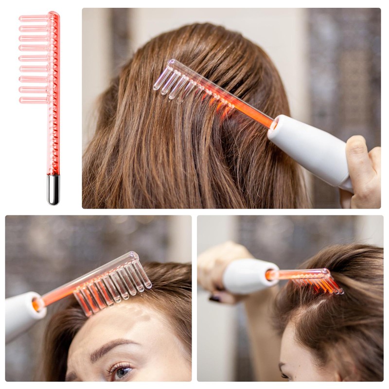Hochfrequenzstab Gesicht mit 6 Sonden, Hochfrequenzstab, High Frequency Wand, Radiofrequenz