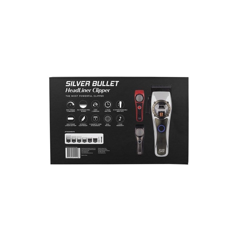 Silver Bullet Headliner Clipper Cord/Cordless