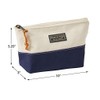 L.L.Bean Boat and Tote Zip Pouch, BLUE