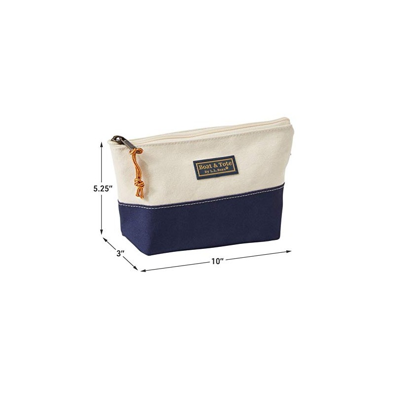 L.L.Bean Boat and Tote Zip Pouch, BLUE