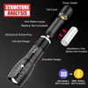 REHKITTZ Torch, Torches Led Super Bright 2000 Lumen (2 Pack),