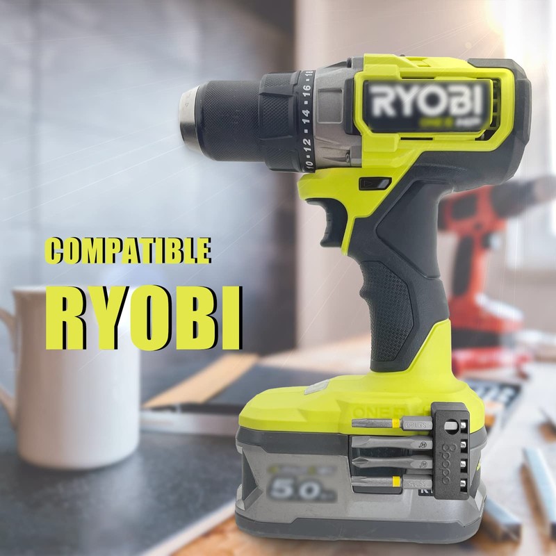 Magnetic 1/4-Inch Hex Bit Holders fit for Ryobi 18v Drill,Hex