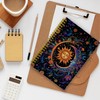 BESERH Celestial Sun and Moon Journal, Whimsical Boho Sun Moon