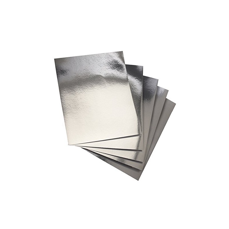 Hygloss Products Metallic Foil Board-10 Sheets, 10"x13" 5 Gold &