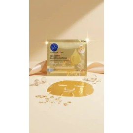 Mascarilla 24k Facial Colageno Dorada Hidratante 50 Pzas Tipo De Piel Mixta