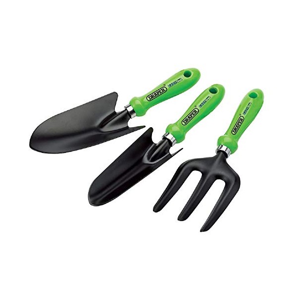 Draper 83972 Easy Find Gardening Hand Tool Set - Green