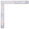 Alberts 312558 Gate Angle | Galvanised | Thick Layer Passivated